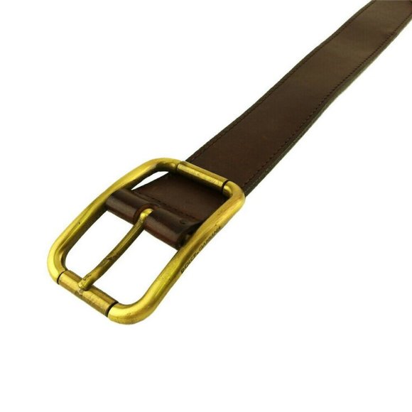 DOLCE & GABBANA Belt Studds Leather ~ Gold Bracket AUTHENTIC - Picture 8 of 8